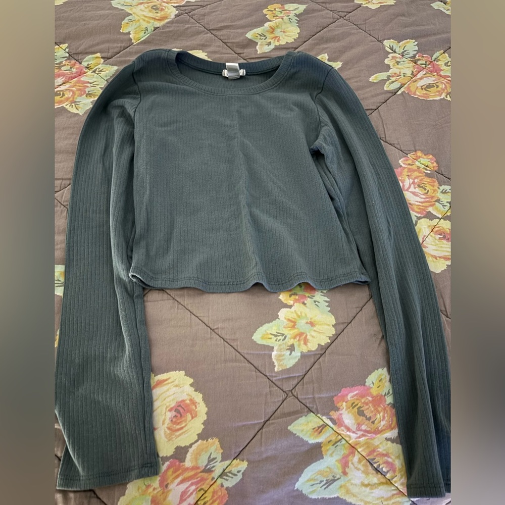 Long Sleeve Crop Top